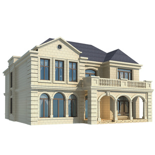 别墅设计图纸二层新农村自建房宅基地cad图纸全套施工样图效果图