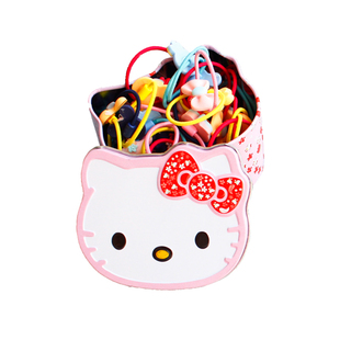 特价 韩国公主儿童女童宝宝小圈发夹不伤发头绳头花橡皮筋