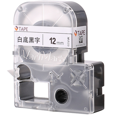 威码标签1214色带彩色透明底黑字