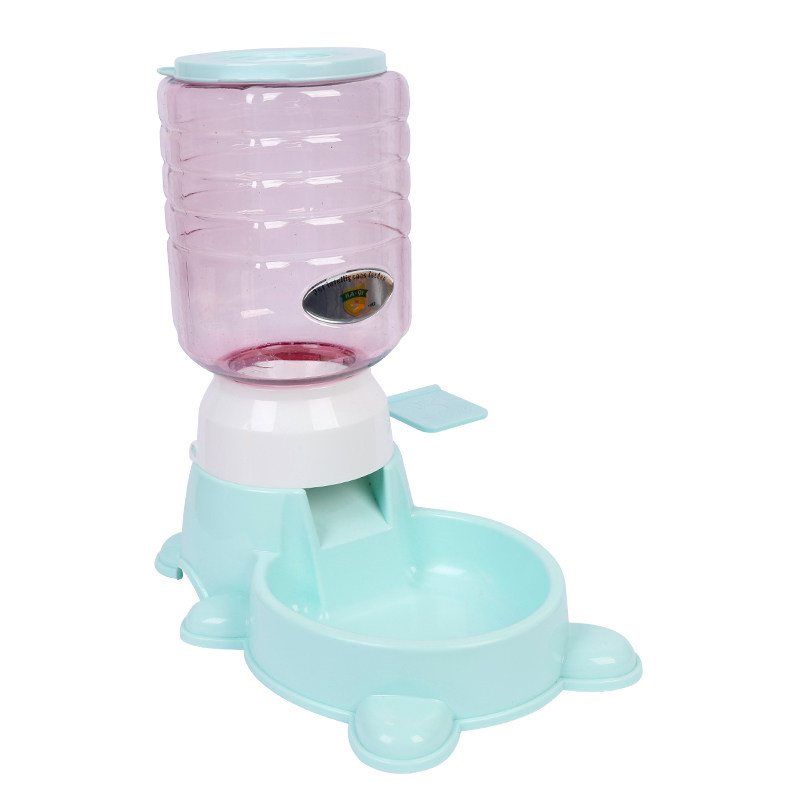 按压式投食器防打翻自动喂食器