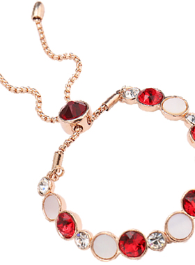 手链女海洋之心韩版可拉伸手串