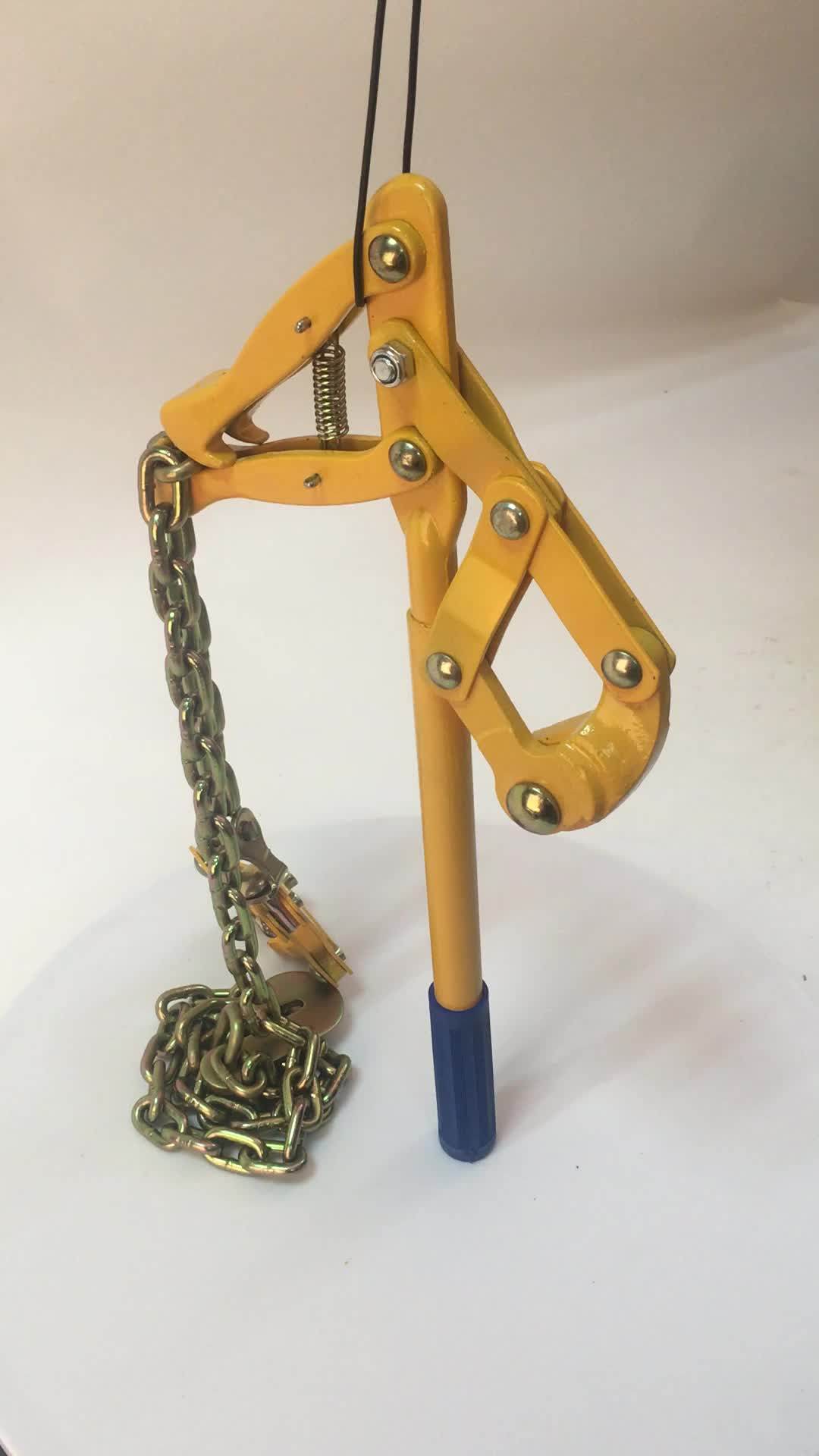 Yellow Electric Fence Wire Stretcher With 1.2m Galvanised Chain Buy