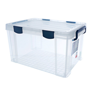 禧天龙密封箱带密封圈防潮箱子大号塑料收纳箱透明食品储物箱整理