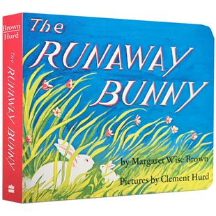 英文原版The Runaway Bunny逃家小兔 儿童启蒙图画书吴敏兰廖彩杏书单百本好书推荐goodnight moon同作者温馨亲情绘本纸板书