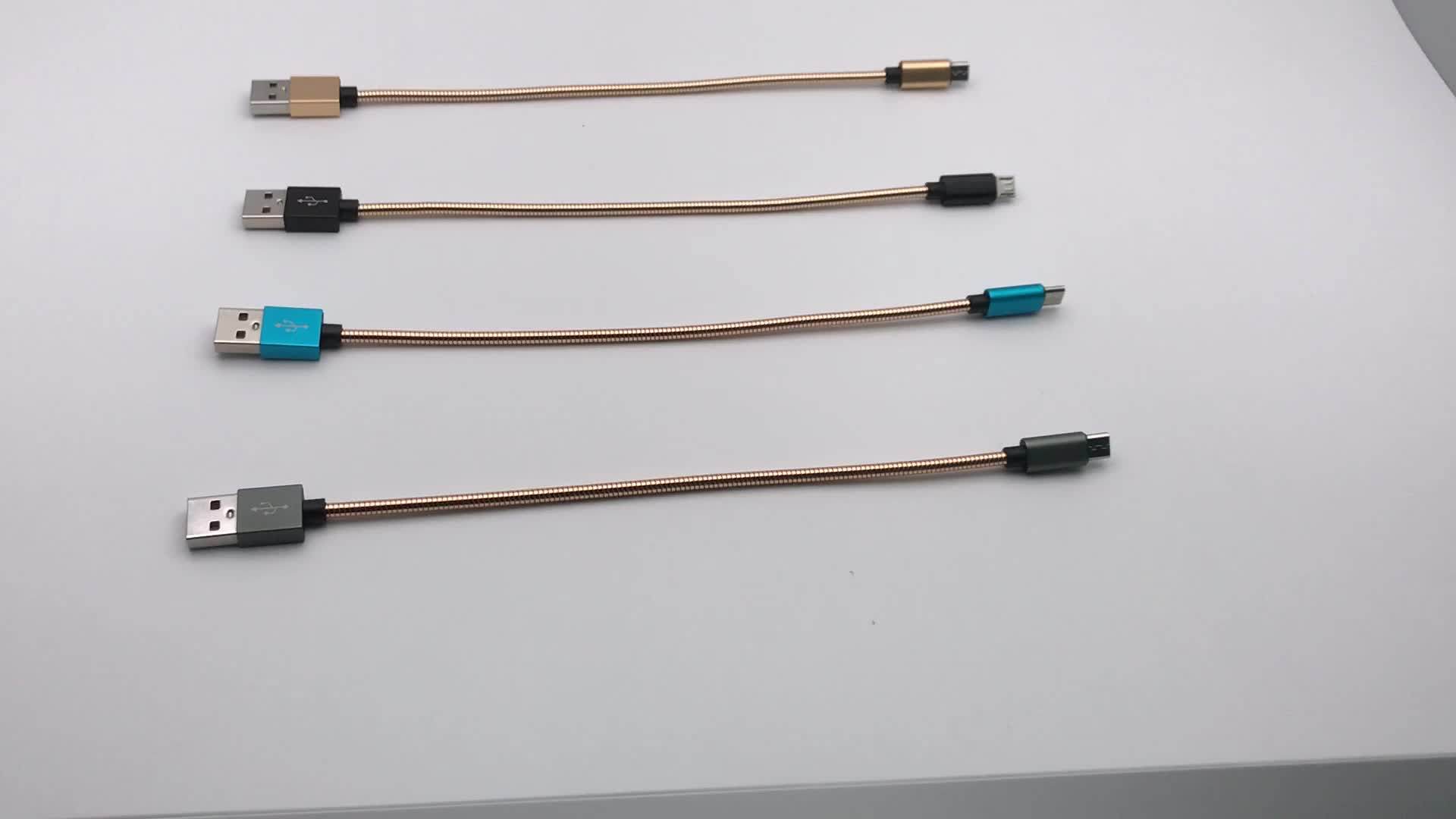 New Products Metal Spring Fast Usb Charging Cable For Power Bank Buy