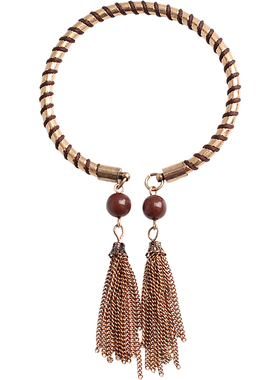 克拉流苏穗子质感复古学院风手镯