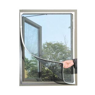 硬边框简易磁性纱窗DIY防尘网自粘性简易防蚊帘隐形纱窗加密纱网