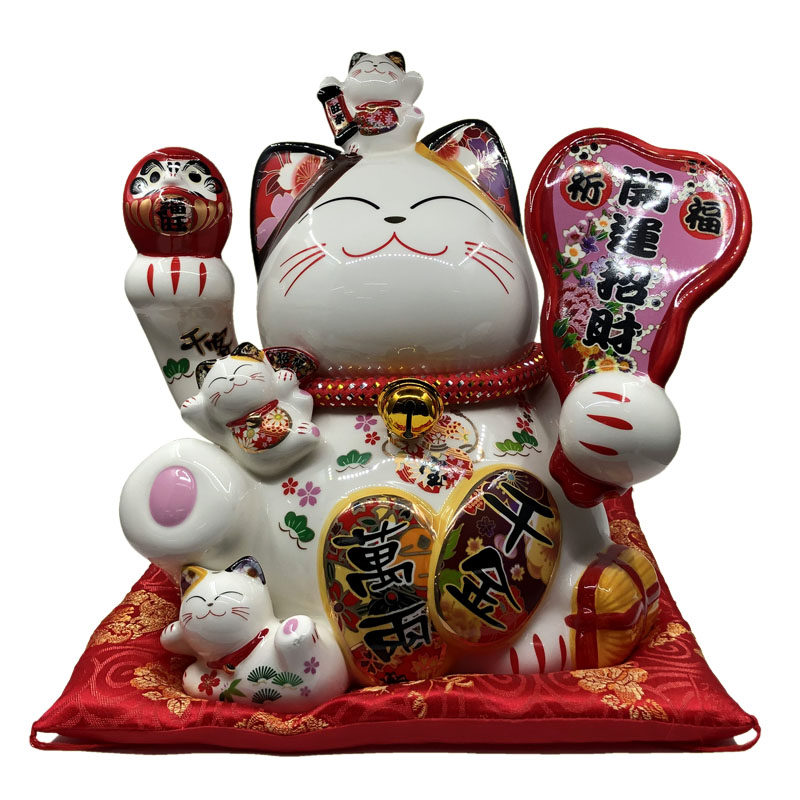 开运招财猫店铺旺财摆件开业礼品
