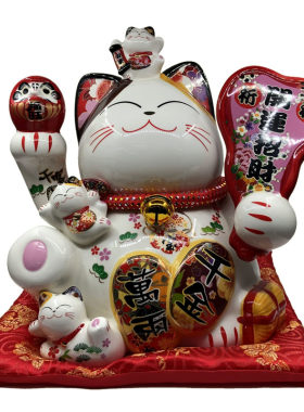 开运招财猫店铺旺财摆件开业礼品
