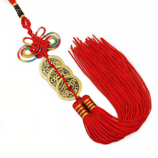 铜五帝钱挂件三帝钱六帝钱七赤铜钱十帝梅花钱挂件