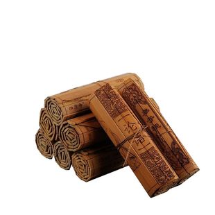 复古小竹简书卷三字经兰亭序论语道德经创意礼品小摆饰家居饰品