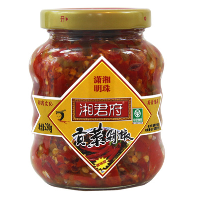 湘君府贡菜特产220g剁椒辣椒酱