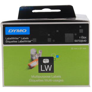 Dymo达美条码打印机标签纸11354标签打印纸30334不干胶热敏条码纸S0722540适用LW450条码机57*32mm 1000张/卷