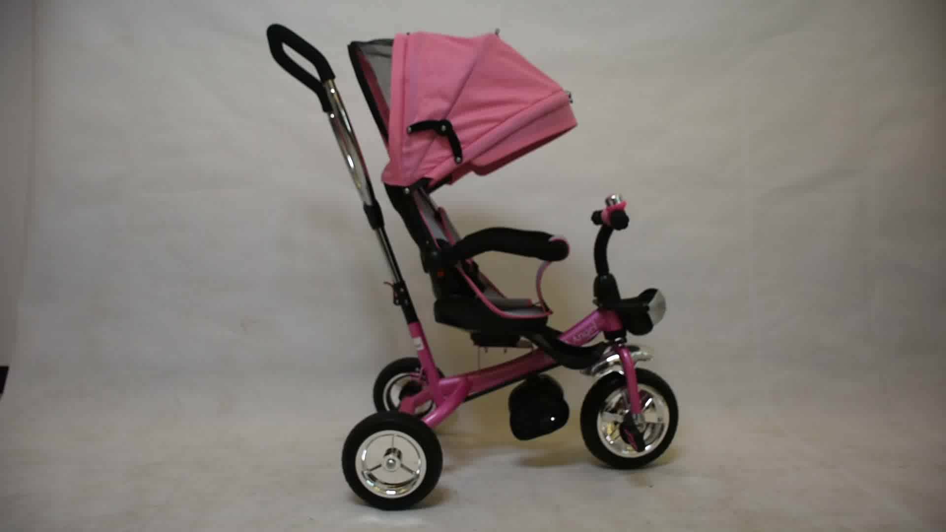 Most Popular With Vehicle Children Tricycles 4 In 1 Trike/ Antiuv
