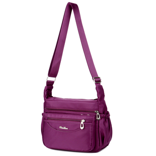 牛津布斜挎单肩包女士尼龙旅游背包大包包妈妈新款2025女包帆布包