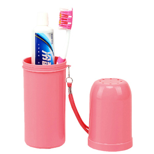 包邮旅行带盖洗漱杯出差放牙刷牙膏盒时尚便携收纳漱口杯子买2送2