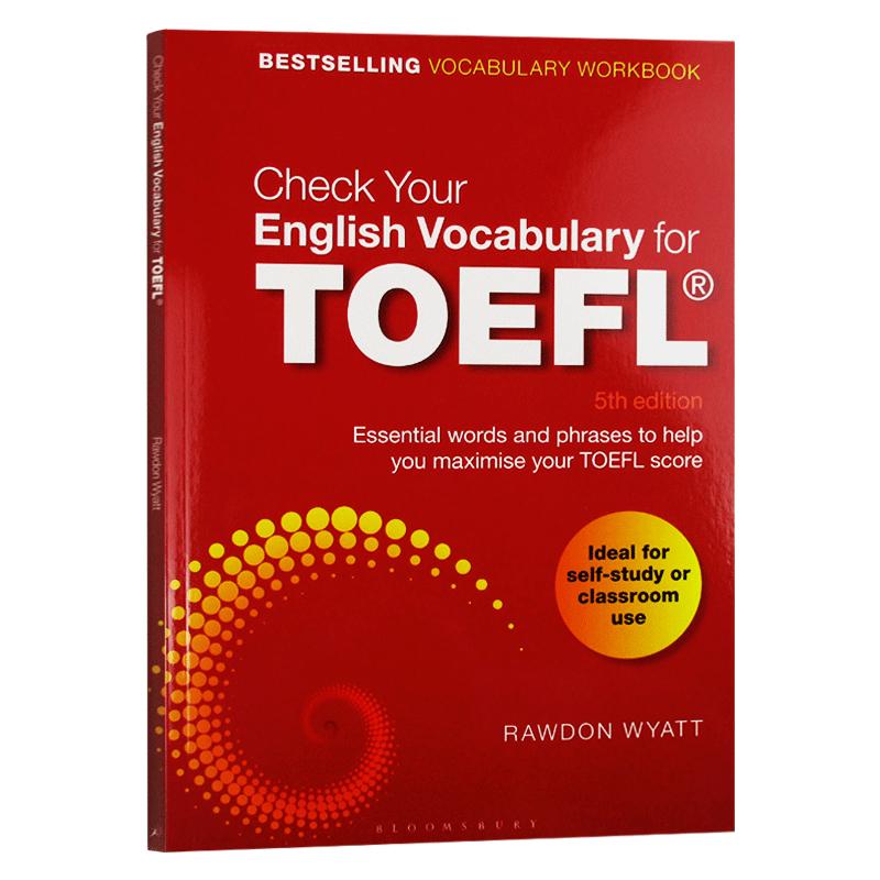 托福英语词汇检测 Check Your English Vocabulary for TOEFL 英文原版教材 托福练习册 TOEFL词汇备考自学辅导书 进口英语书籍