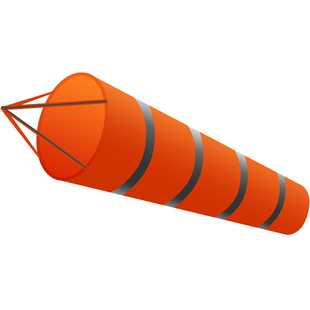 气象反光风向袋户外风夜光向标屋顶过安检验厂小风速油化工安检用