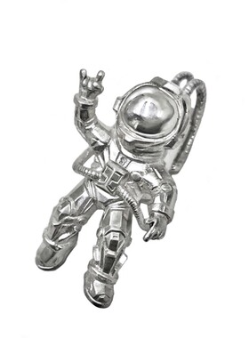 小众机甲悟空新锐手工雕刻银饰