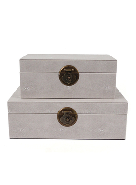 新中式风魔鬼鱼衣帽间软装饰品