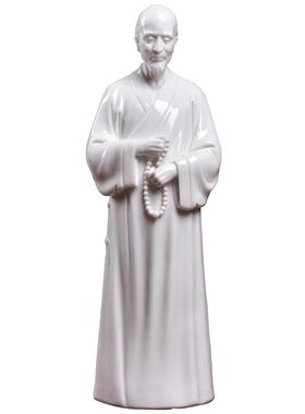 戴玉堂陶瓷摆件《弘一法师》林建胜大师人物雕像客厅佛像艺术品