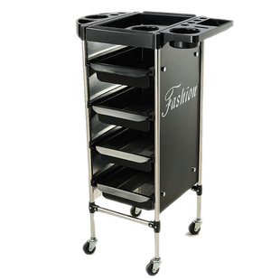 发廊烫染工具车理发店推车美容美发不锈钢大容量收纳置物多层杠车