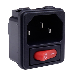 接线插座带开关电源插座器具机柜AC插座 ULCECQC Appliance Inlet