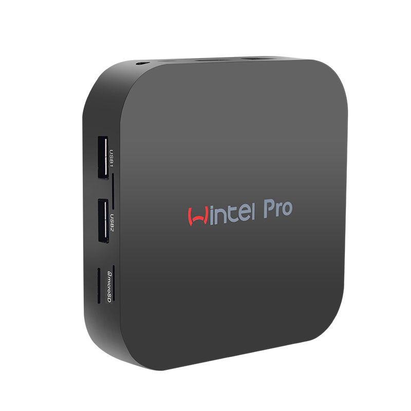 四核迷你电脑小主机Z8350微型miniPC 客厅台式整机 便携高清HTPC