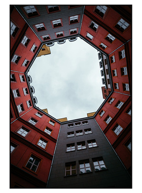 建筑样板间展厅简约现代风装饰画