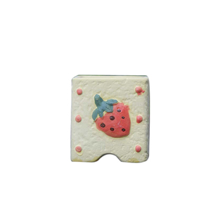 小号四方多肉花盆 粗陶流釉 手绘小花盆透气陶瓷创意素烧拇指盆