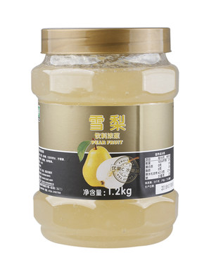 鲜活优果C雪梨酱 雪梨茶饮料浓浆蜂蜜水果茶花果茶冲饮奶茶店专用