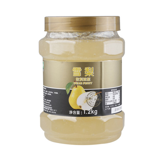 鲜活优果C雪梨酱 雪梨茶饮料浓浆蜂蜜水果茶花果茶冲饮奶茶店专用