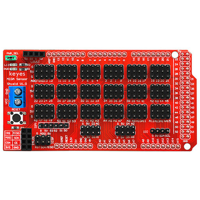 MEGA2560传感器扩展板DIY拓展板