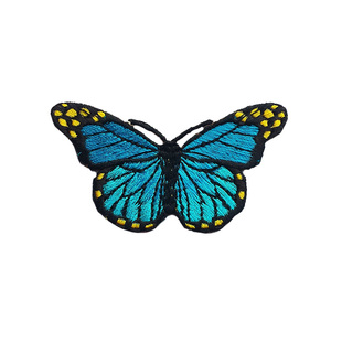 蝴蝶布贴 刺绣贴花 布贴衣服补丁贴小号 手缝DIY装饰辅料熨烫