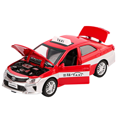 出租车玩具声光回力的士公交车