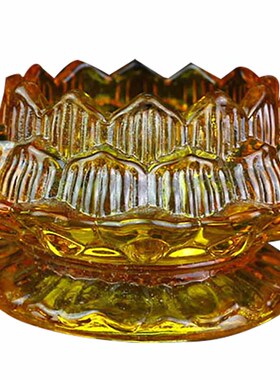 七彩琉璃酥油灯座家用