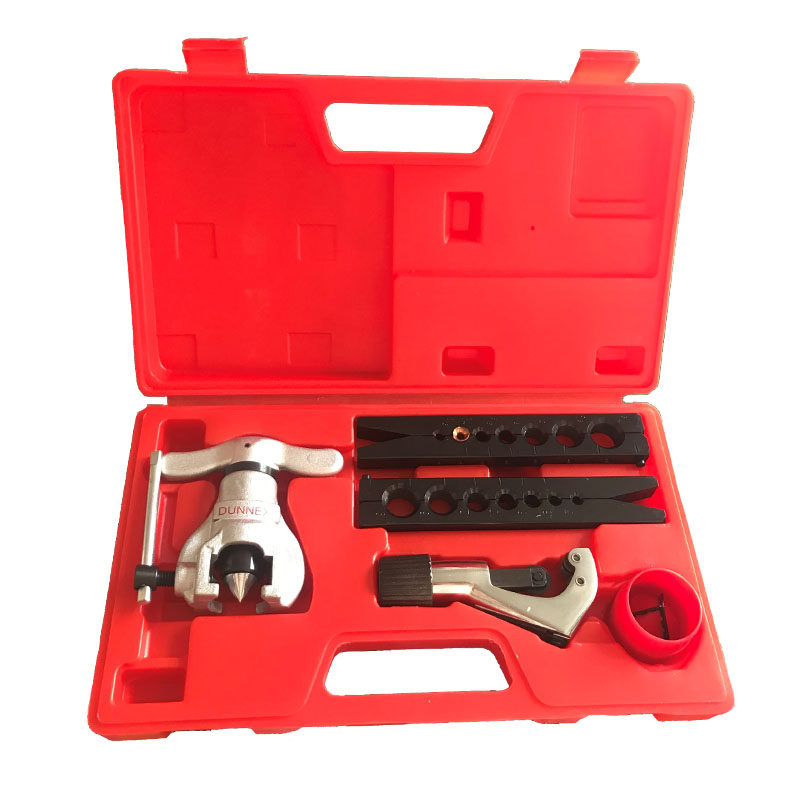 铜管卯管工具套装五件套割管器 偏心扩孔器 制冷维修公英制卡盘