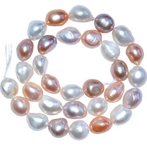 巴洛克风格异形天然珍珠项链手链散珠DIY半成品强光高亮包邮