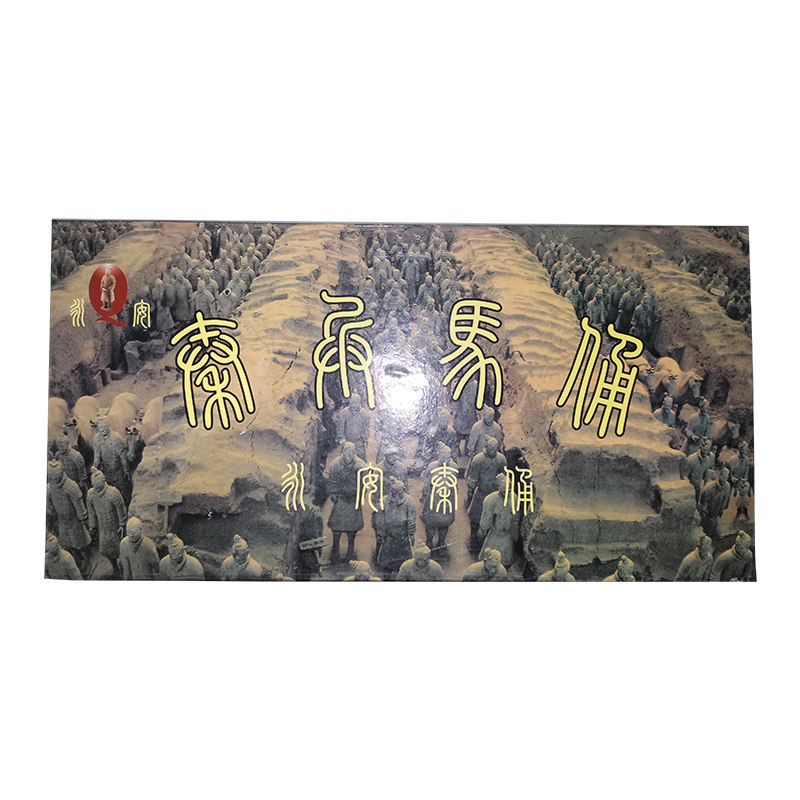 16cm兵马俑五件套套装套盒