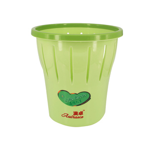 澳卓垃圾桶 卫生间家用塑料纸篓桶无盖简约可爱 收纳桶 4L加厚