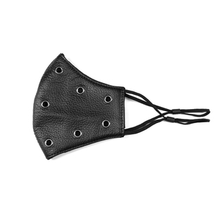 ZATA LIFE STYLE 暗黑潮牌真皮口罩男女个性高街机车骑行防风保暖