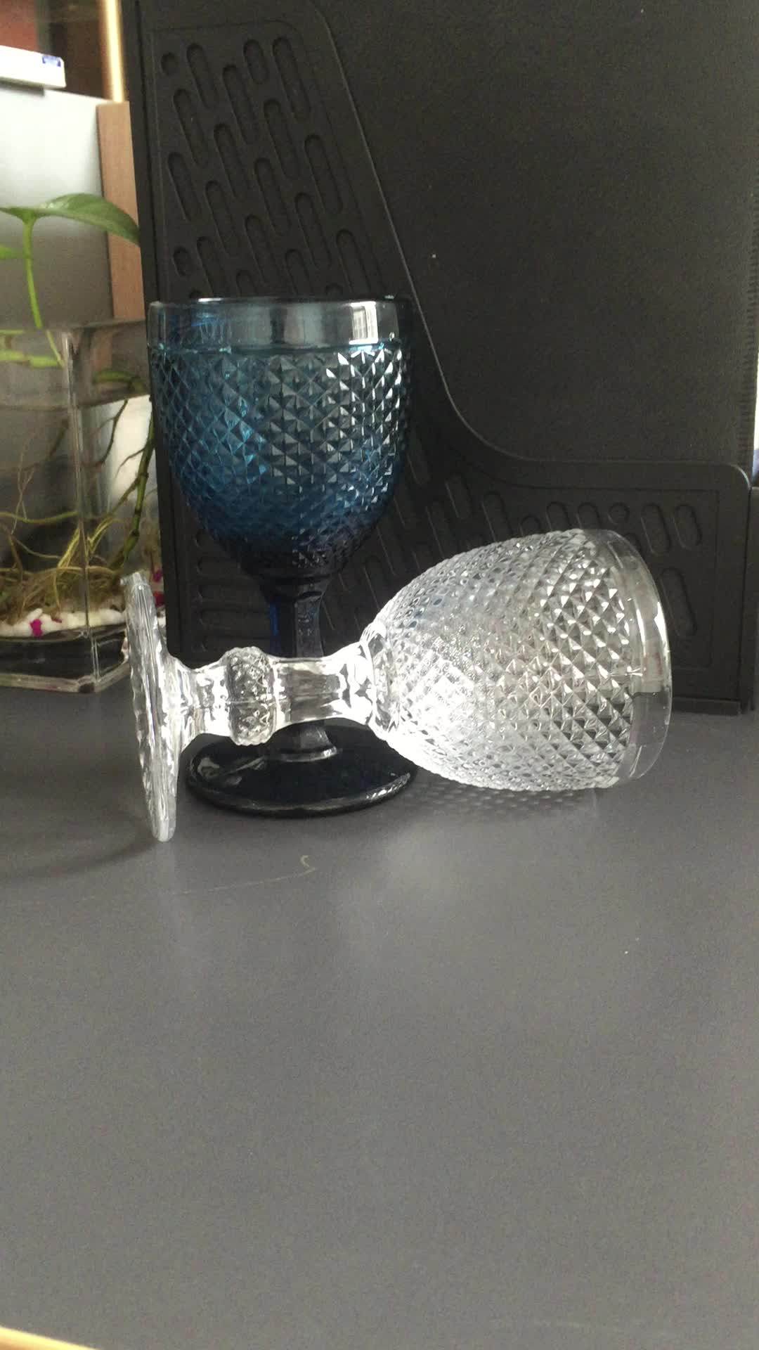 High Quality Dishwasher Safe Colored Glass Goblet Buy Colored Glass