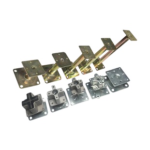 防静电地板支架可调节地板配件高架架空支撑脚oa网络加厚活动机房