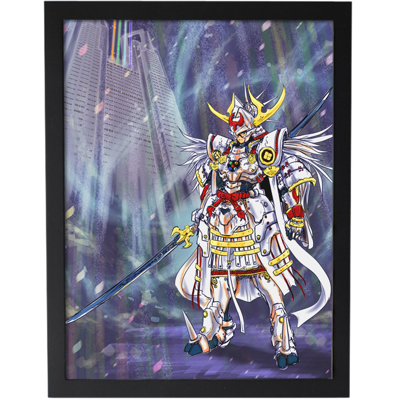 魔神坛斗士 铠传 辉煌帝 火焰神 真田辽 动漫二次元 周边海报挂画