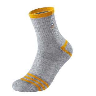 嘉德利保罗polo男袜子中筒袜纯棉冬季加绒加厚毛圈袜潮彩色毛巾袜