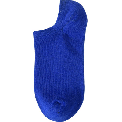 袜子男紫色四季纯棉低帮运动袜子