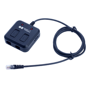 白恩PH21话务员电话水晶头耳机耳麦培训盒呼叫中心外呼客服监听盒