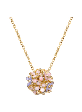 简约锁骨链梵星学925纯银吊坠女