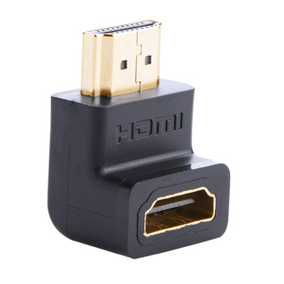 绿联HDMI转接头公对母90度直角多朝向可选1.4版高清hdmi转弯头