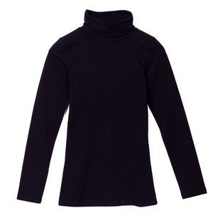 新款内搭棉高领t恤女长袖棉修身紧身韩版黑色打底衫秋冬女装上衣